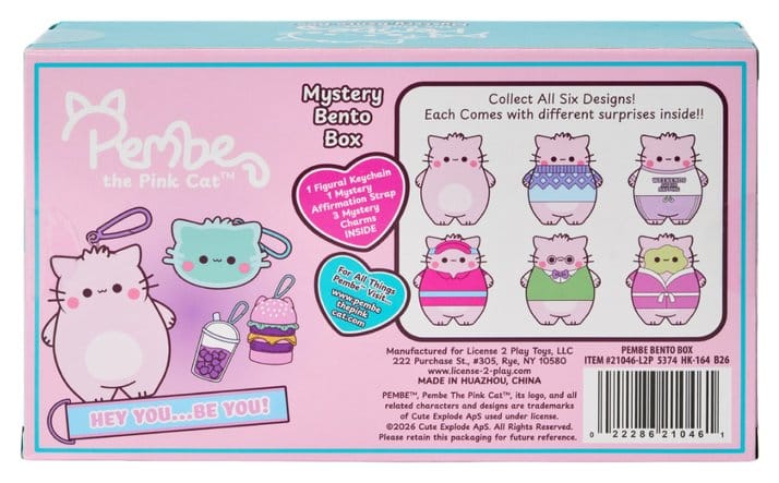 Pembe assortiment porte-clés Blind Box Bento Box 8 cm (8)