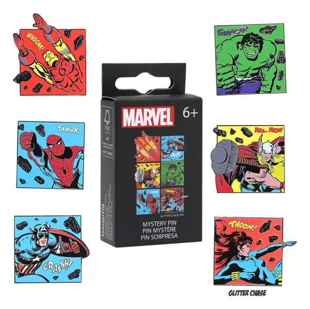 Marvel by Loungefly présentoir pin's émaillés Classic Avengers Blind (12)