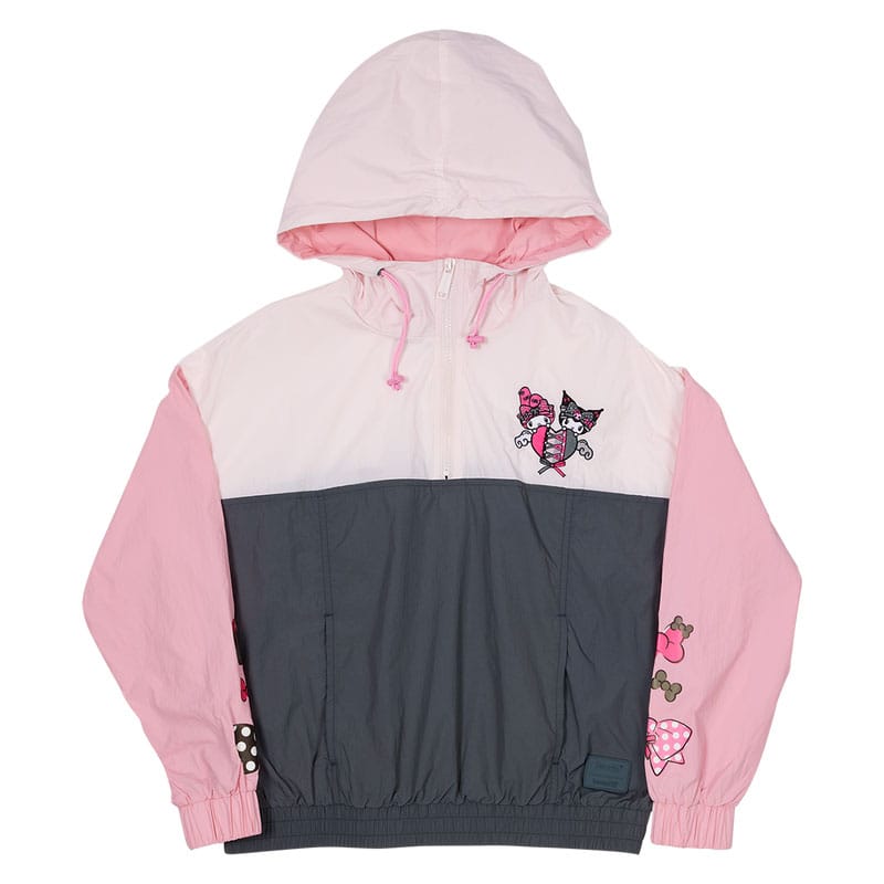 Sanrio by Loungefly Windbreaker bomber My Melody and Kuromi (L)