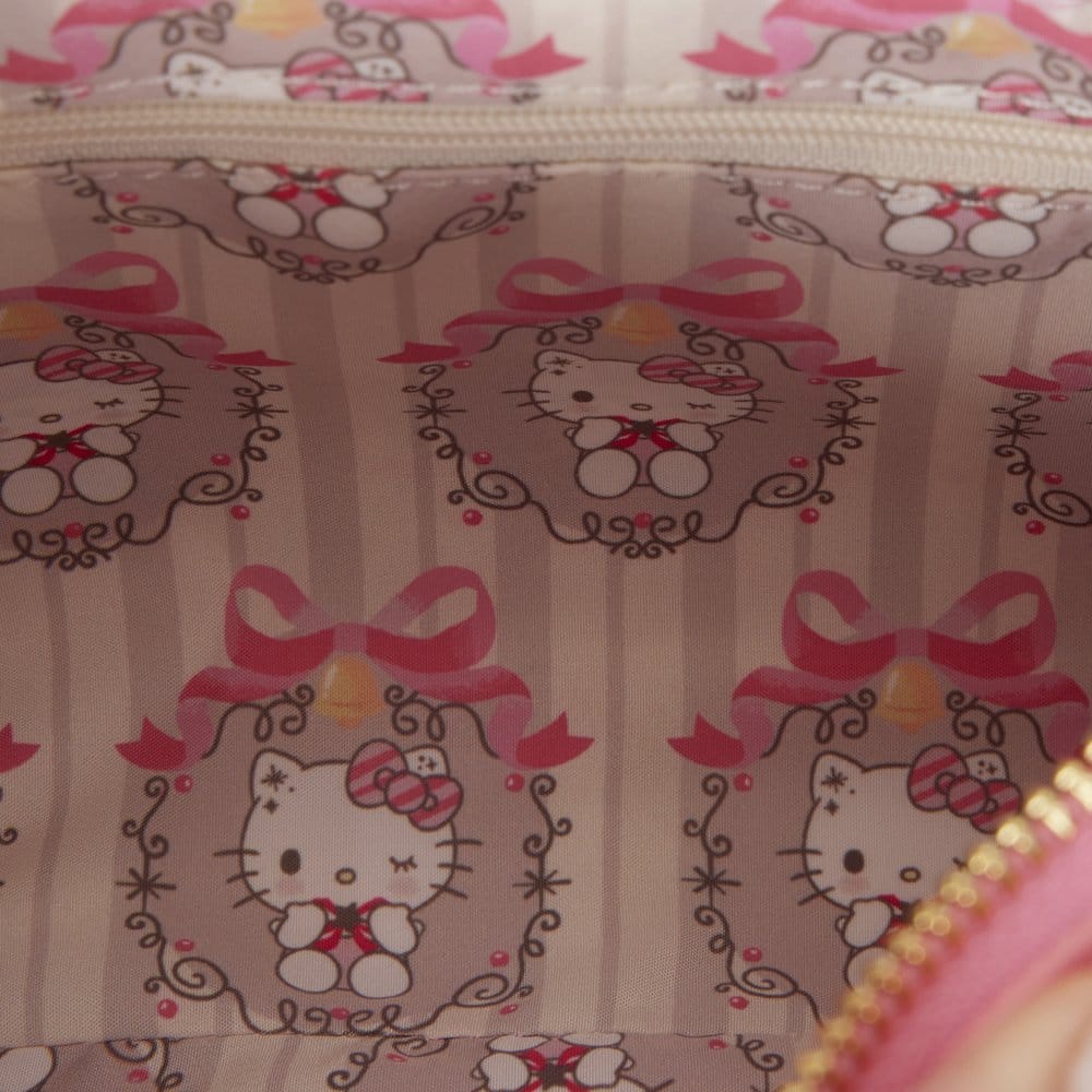 Sanrio by Loungefly sac à bandoulière avec poignée perlée et breloque pour sac Hello Kitty matelassé
