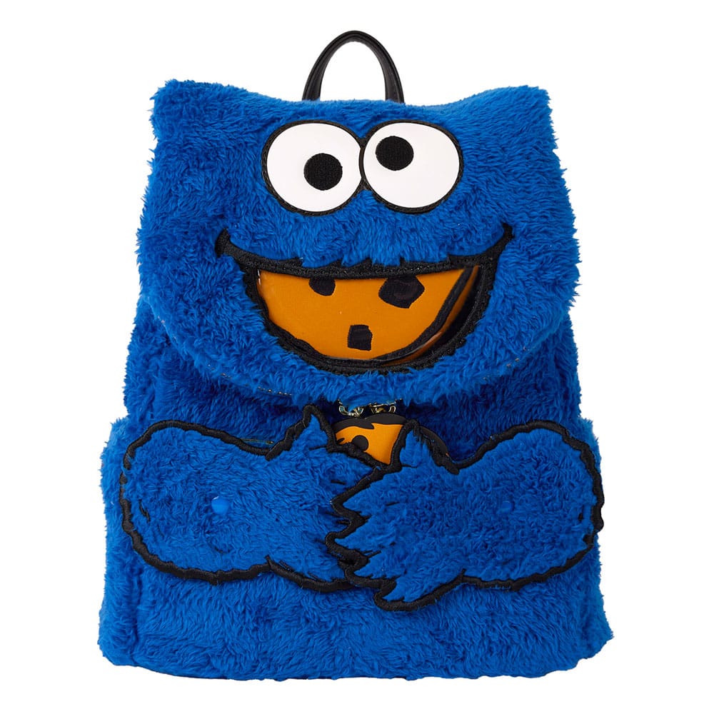1, Rue Sésame Street by Loungefly Plush Mini sac à dos Cookie Monster