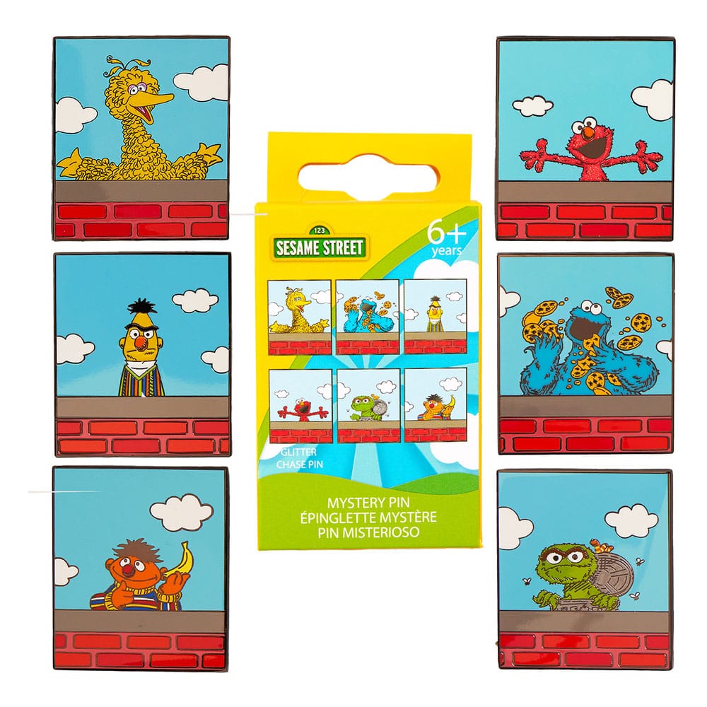 1, Rue Sésame Street by Loungefly assortiment pin's émaillés Blind Box (12)