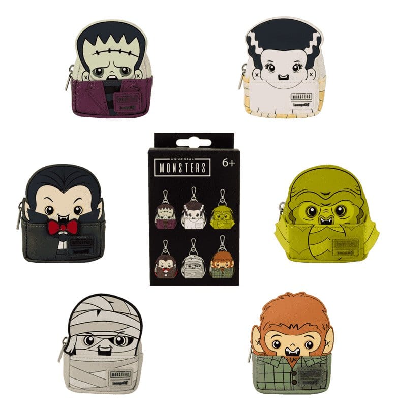Universal Monsters by Loungefly assortiment porte-clés Blind Box Mini Backpack (15)