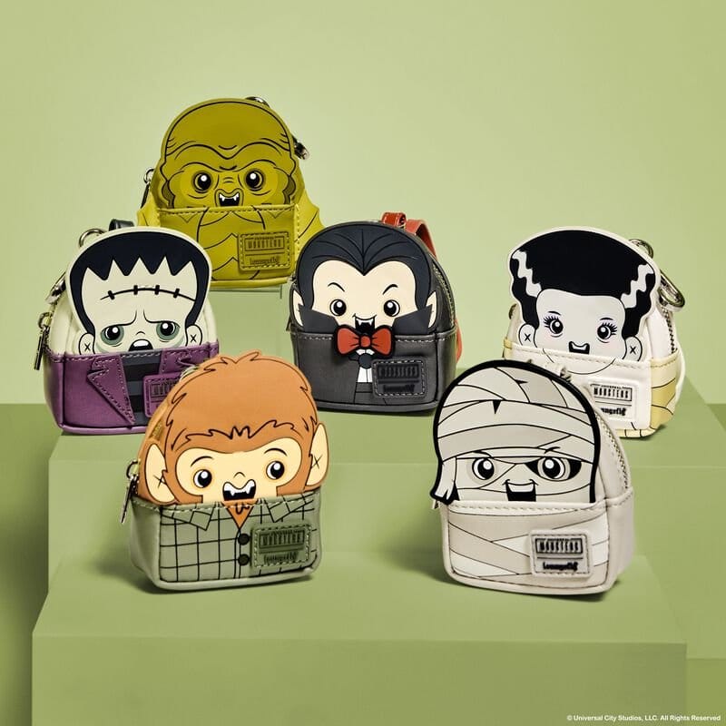 Universal Monsters by Loungefly assortiment porte-clés Blind Box Mini Backpack (15)