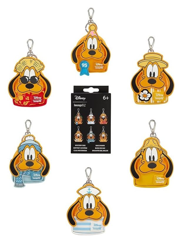 Disney by Loungefly assortiment porte-clés Blind Box Pluto 95th Anniversary Mini Backpack (15)