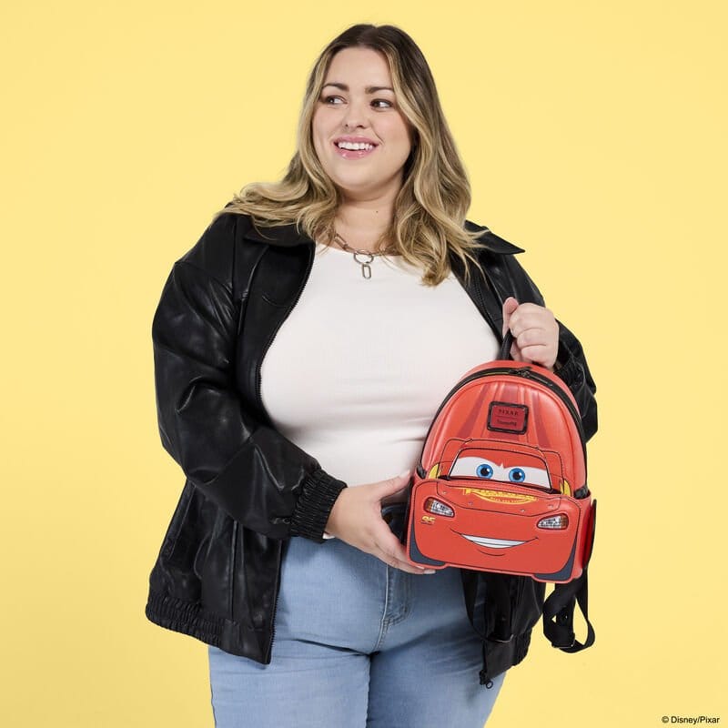 Cars by Loungefly Mini sac à dos 20th Anniversary Lightning McQueen Metallic LightUp