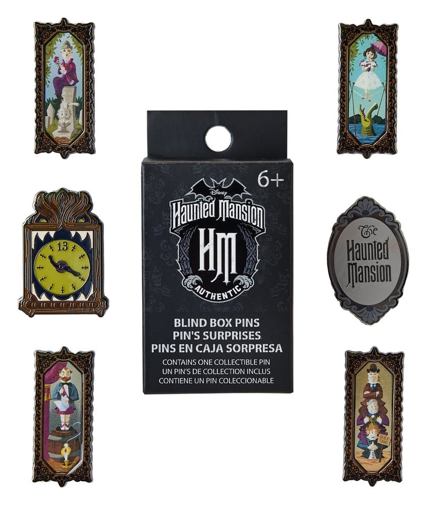 Disney by Loungefly assortiment pin's émaillés Blind Box Haunted Maison (12)