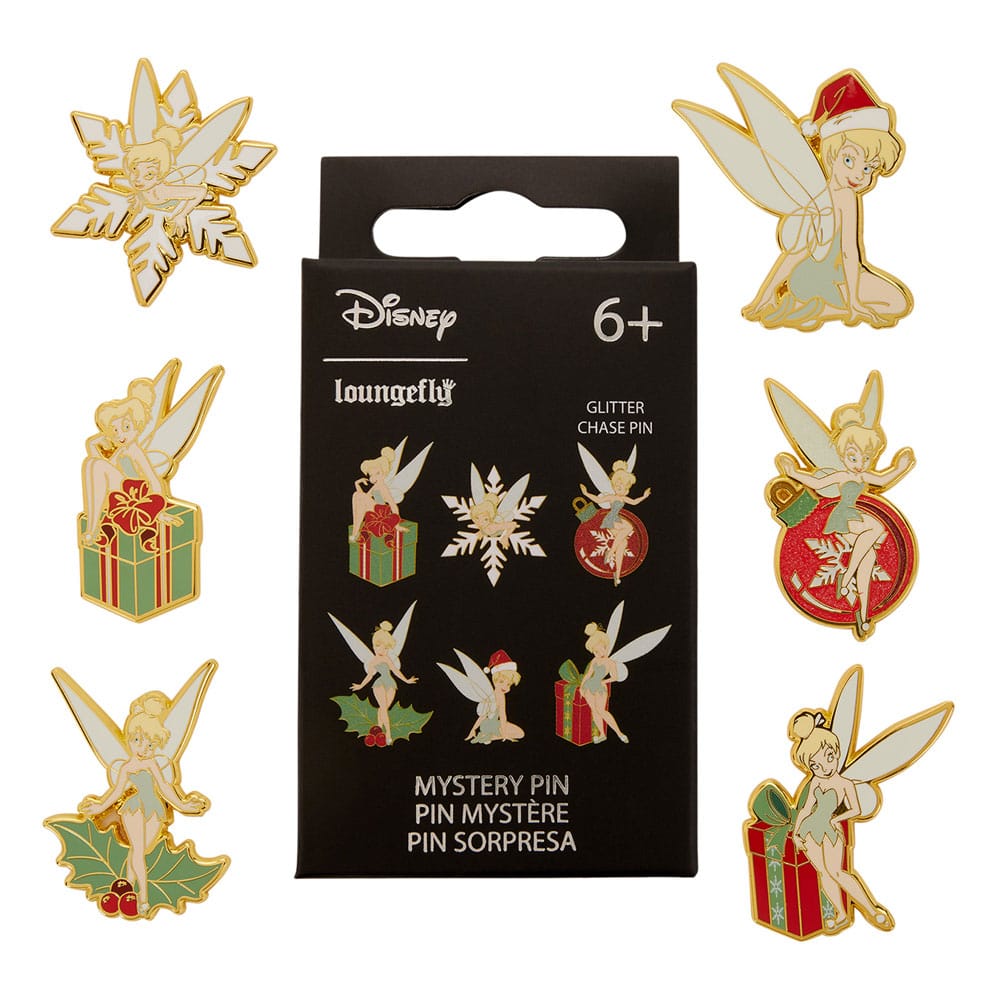 Disney by Loungefly assortiment pin's émaillés Blind Box Tinker Bell Holiday (12)