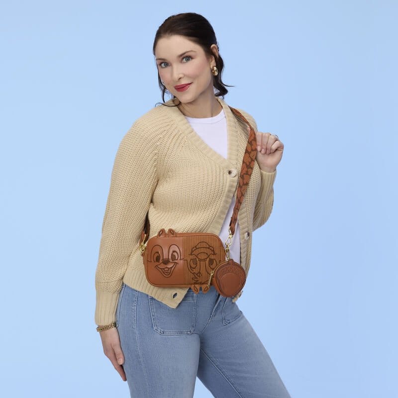 Tic et Tac, les rangers du risque by Loungefly sac à bandoulière avec porte-monnaie Corduroy