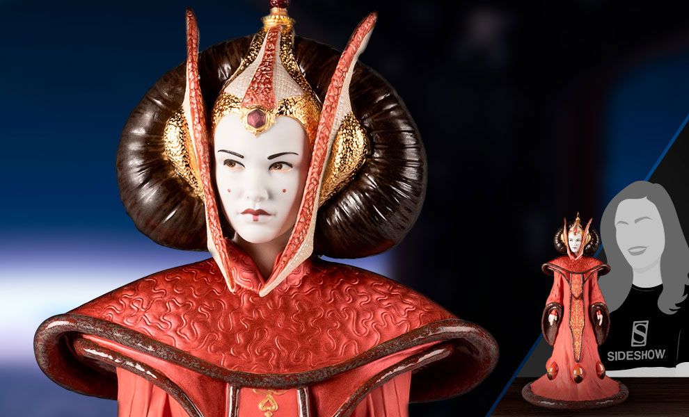 Star Wars statuette porcelaine Queen Amidala in Throne Room 55 cm