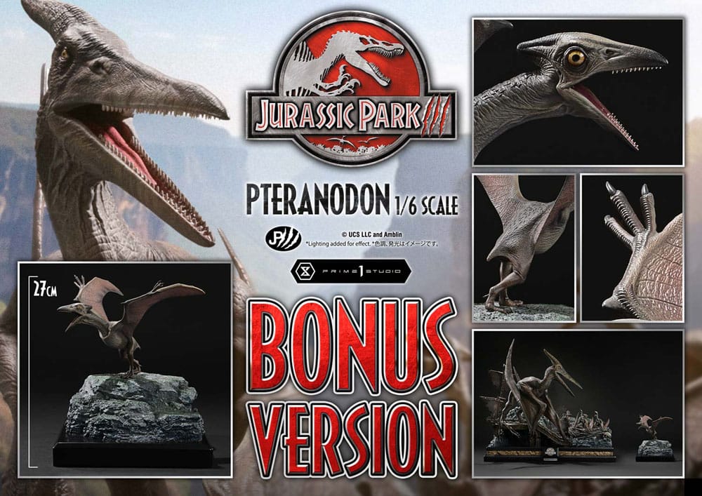 Jurassic Park III statuette Legacy Museum Collection 1/6 Pteranodon Bonus Version 68 cm