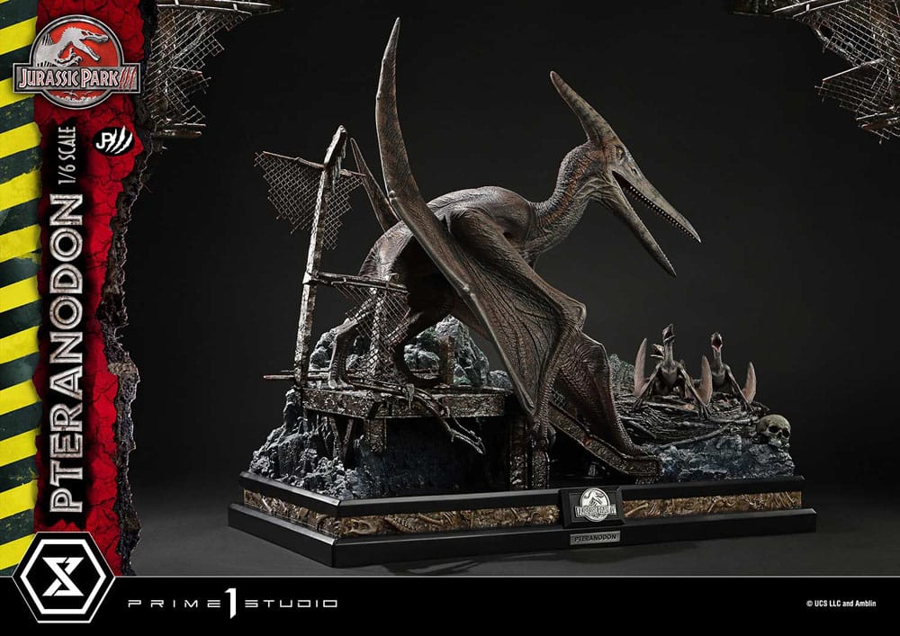 Jurassic Park III statuette Legacy Museum Collection 1/6 Pteranodon Bonus Version 68 cm