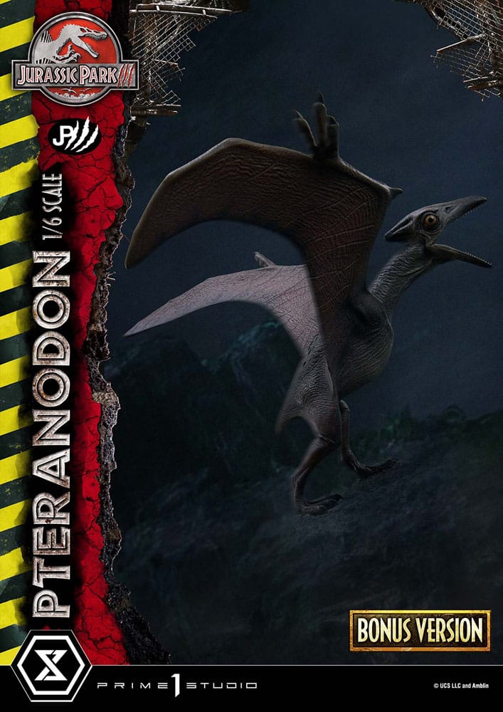 Jurassic Park III statuette Legacy Museum Collection 1/6 Pteranodon Bonus Version 68 cm