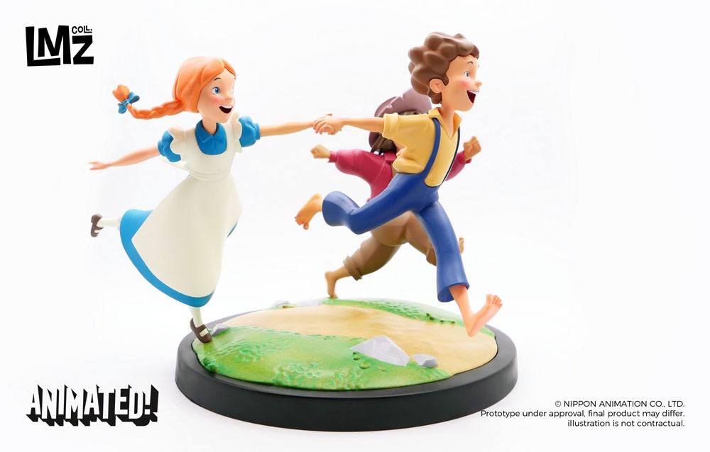 Tom Sawyer statuette Animated! Tom, Huck & Becky 23 cm