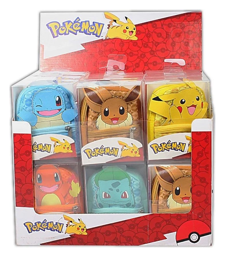 Pokémon présentoir de mini sacs à dos 12 cm (24)