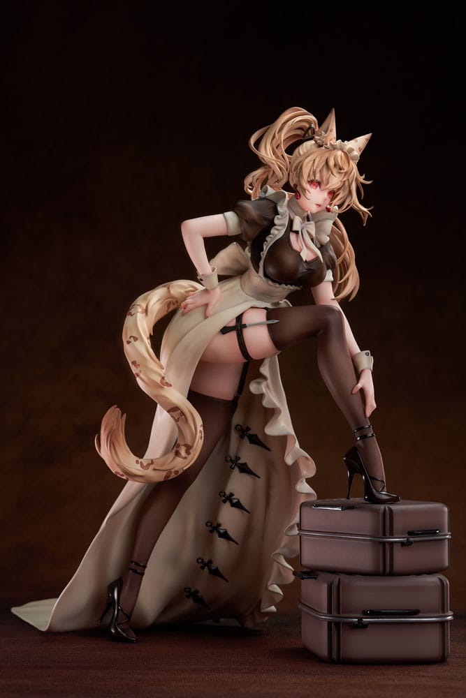Original Character statuette PVC 1/4 Battle Maid Different Species Leopard Cat Maria 40 cm