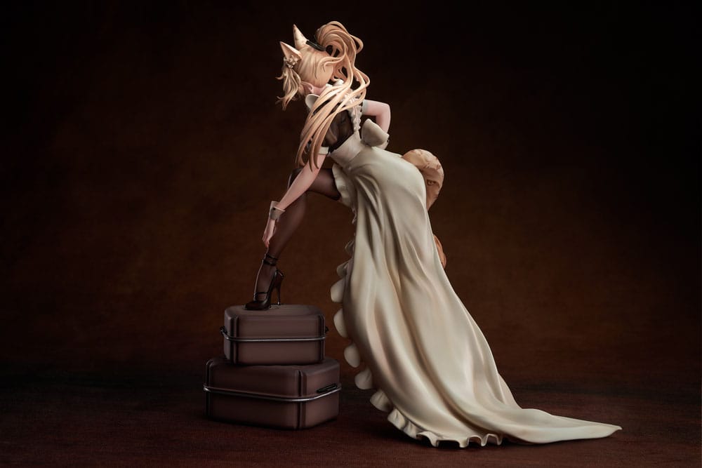 Original Character statuette PVC 1/7 Battle Maid Different Species Leopard Cat Maria Deluxe Edition 24 cm