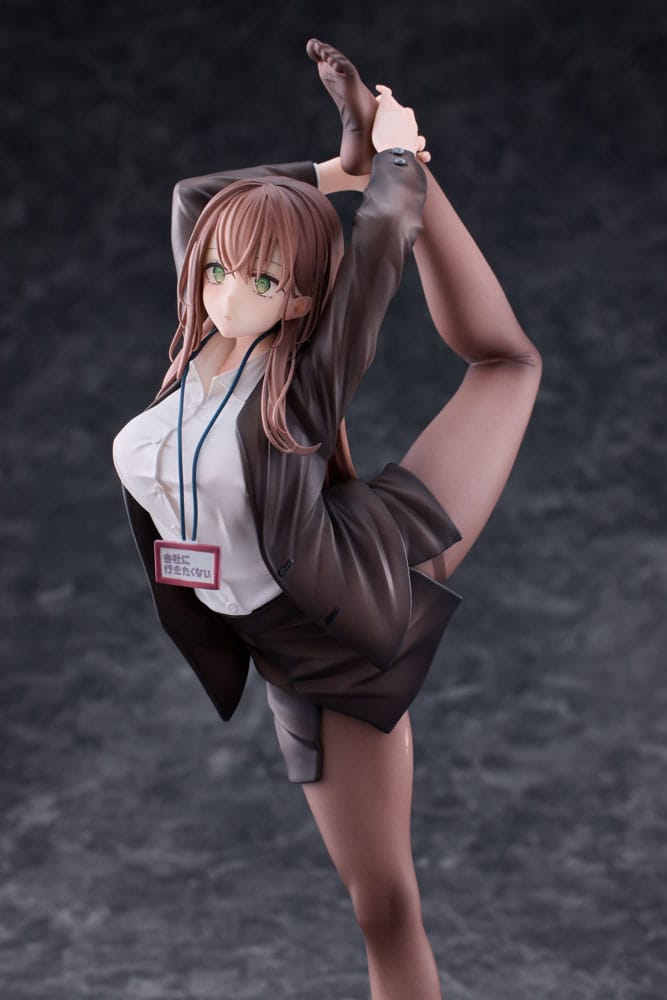 Original Character statuette PVC 1/6 OL-chan Who Doesn't Want to Go to Work White Ver. 26 cm