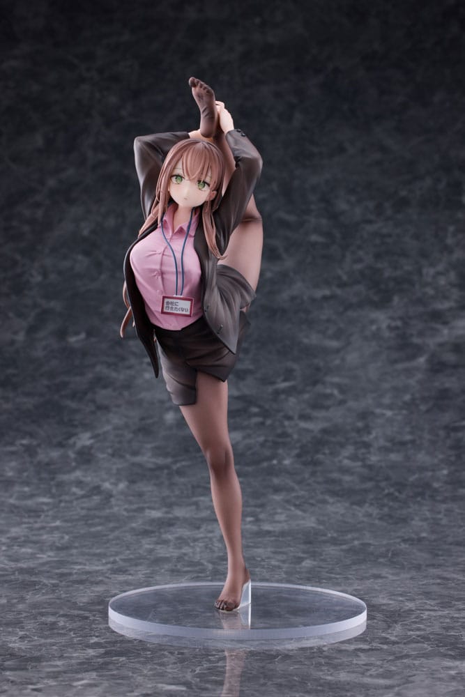 Original Character statuette PVC 1/6 OL-chan Who Doesn't Want to Go to Work Pink Ver. Deluxe Edition 26 cm