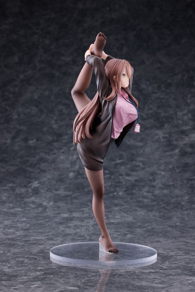Original Character statuette PVC 1/6 OL-chan Who Doesn't Want to Go to Work Pink Ver. 26 cm