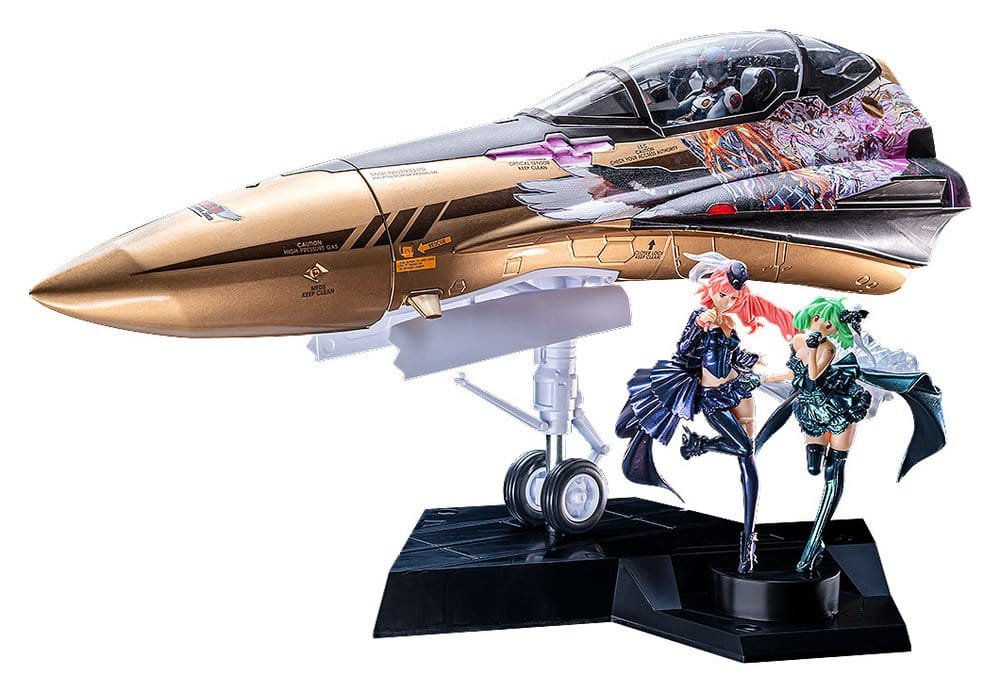 Macross Frontier maquette PLAMAX MF-98: minimum factory Fighter Nose Collection YF-29 GALAXY SET 34 cm