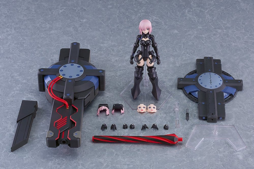 Fate/Grand Order Plastic Model Kit Plamatea Shielder/Mash Kyrielight (Ortinax) Black Barrel Edition 17 cm