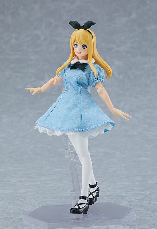Original Character figurine Figma Female Body (Alice) with Dress and Apron Outfit 13 cm