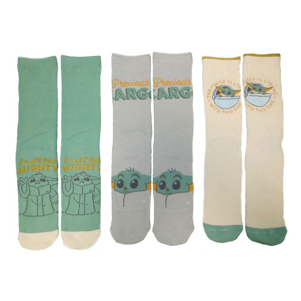 Star Wars The Mandalorian pack 3 chaussettes Grogu L-XL