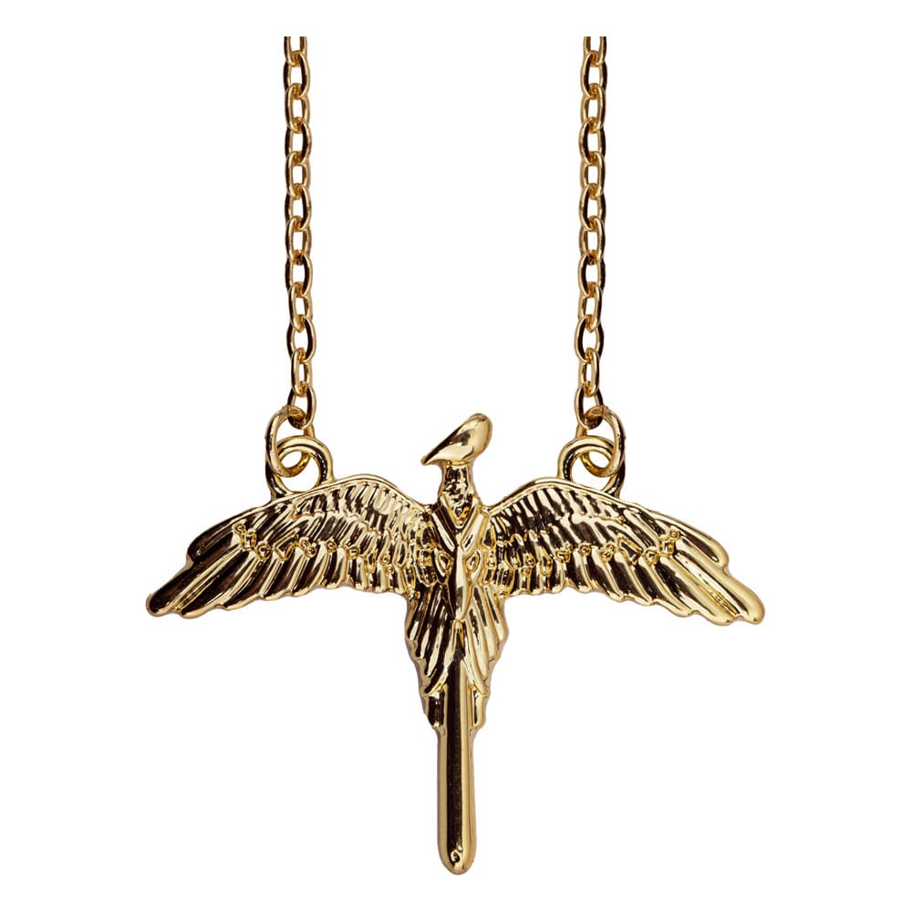 Harry Potter pendentif et collier Fawkes