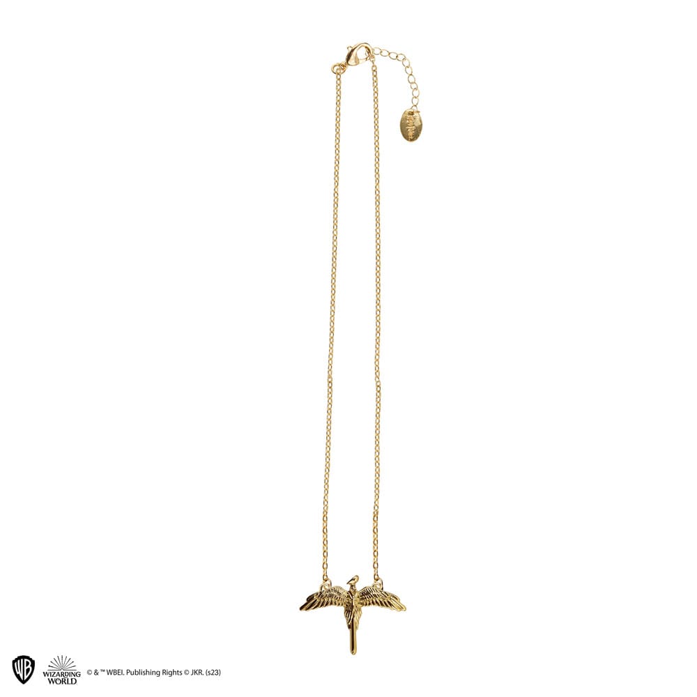Harry Potter pendentif et collier Fawkes