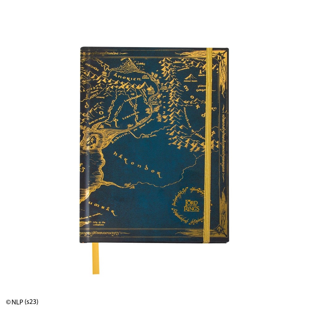 Le Seigneur des Anneaux carnet Map of Middle Earth