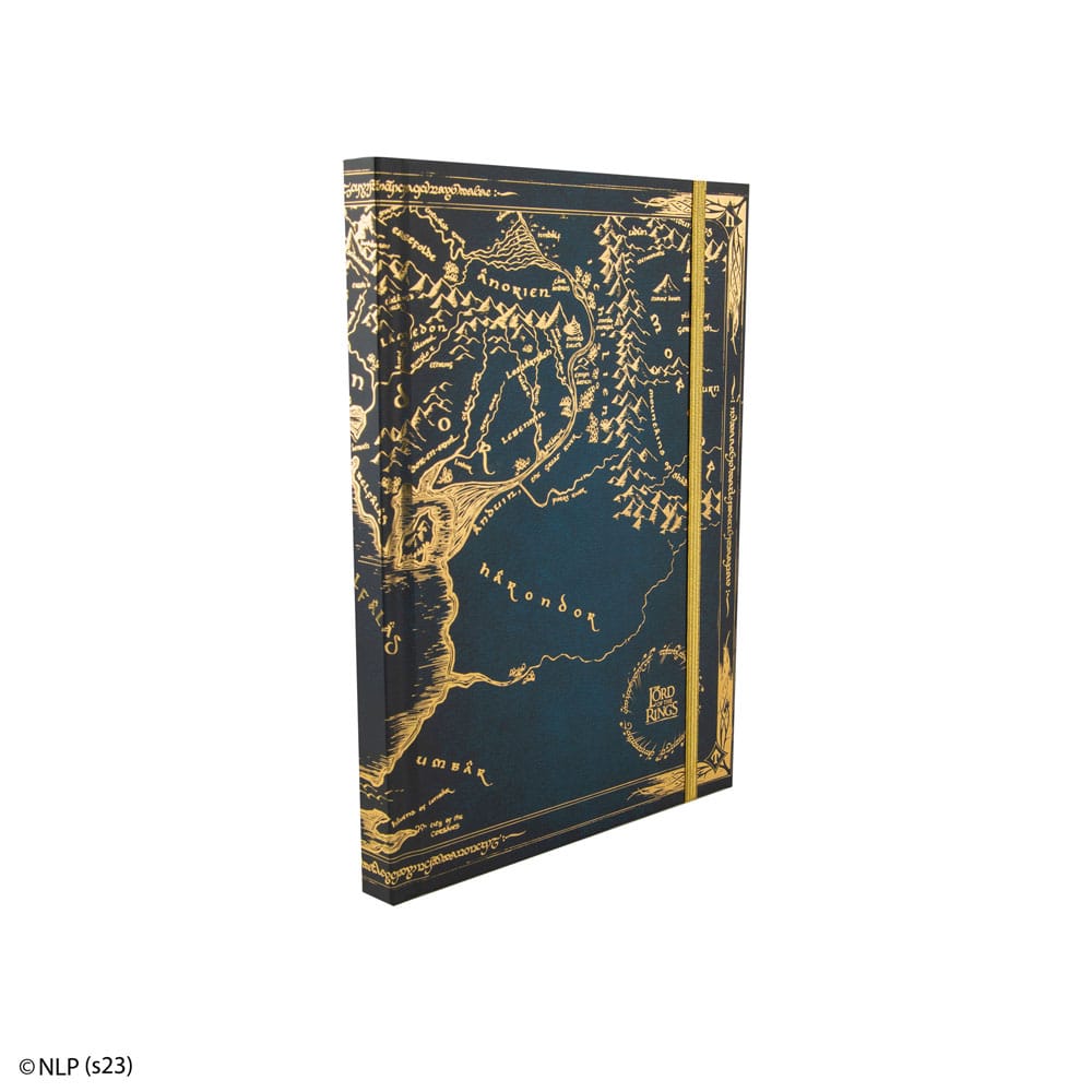 Le Seigneur des Anneaux carnet Map of Middle Earth