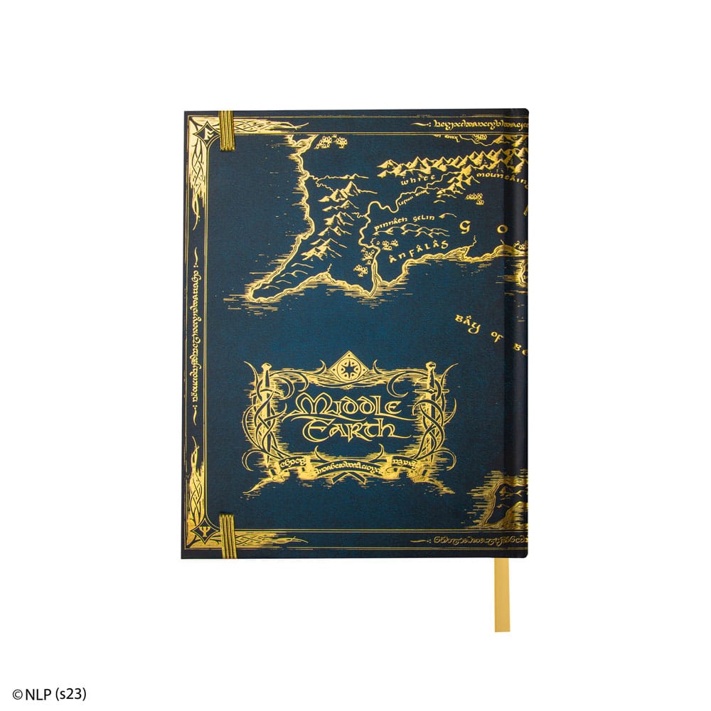 Le Seigneur des Anneaux carnet Map of Middle Earth