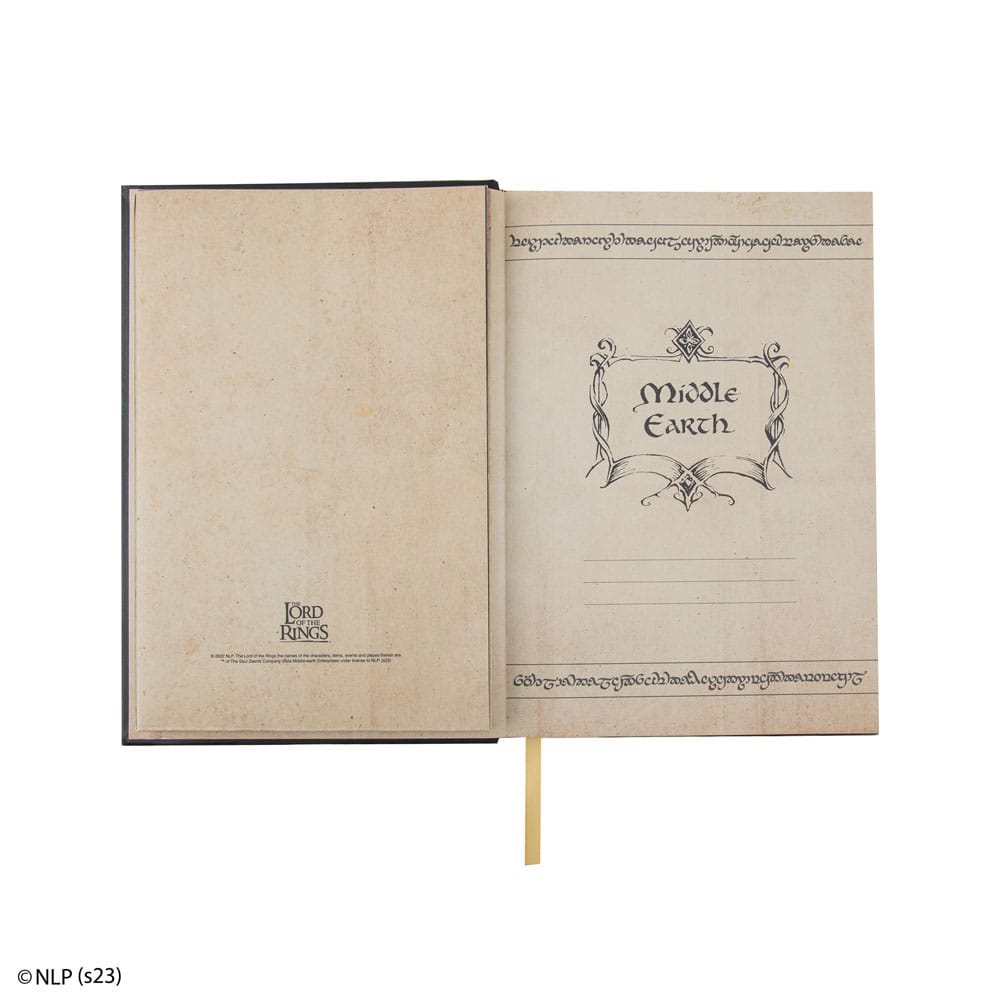 Le Seigneur des Anneaux carnet Map of Middle Earth