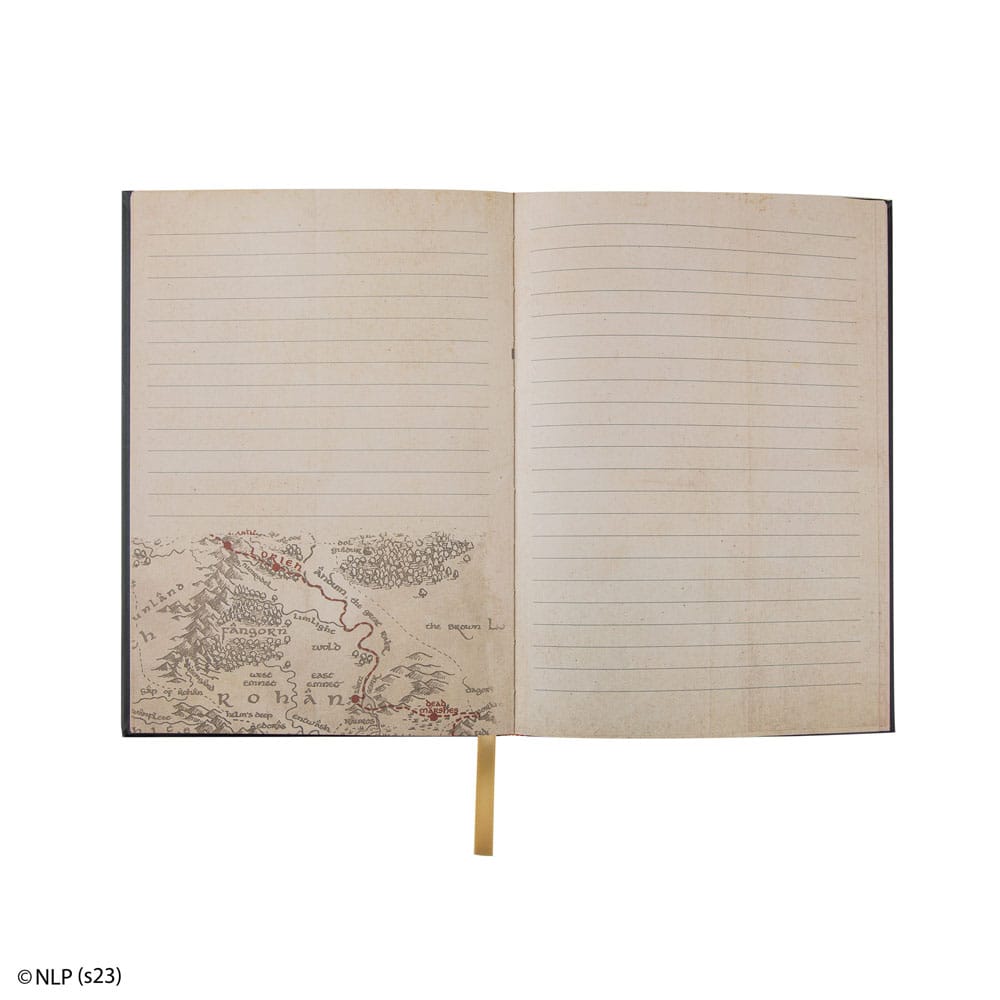 Le Seigneur des Anneaux carnet Map of Middle Earth