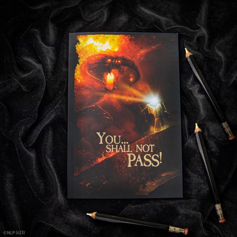 Le Seigneur des Anneaux carnet You... Shall not pass!