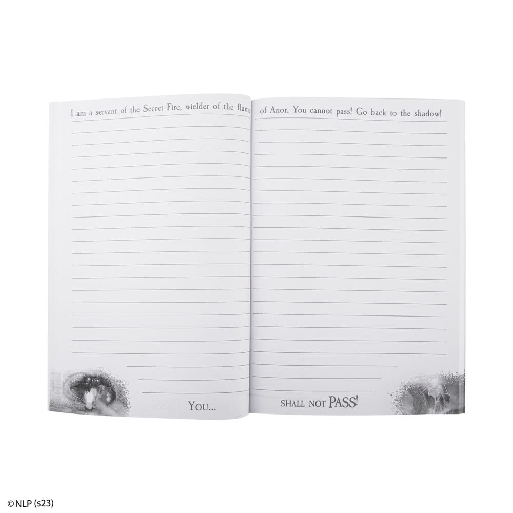 Le Seigneur des Anneaux carnet You... Shall not pass!