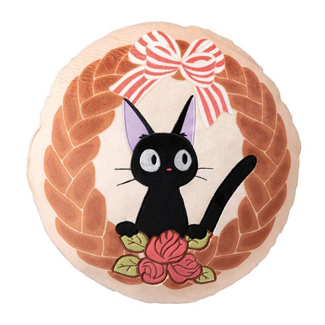 Ghibli - Kiki la petite sorcière - Coussin Jiji Couronne de Pain 35cm