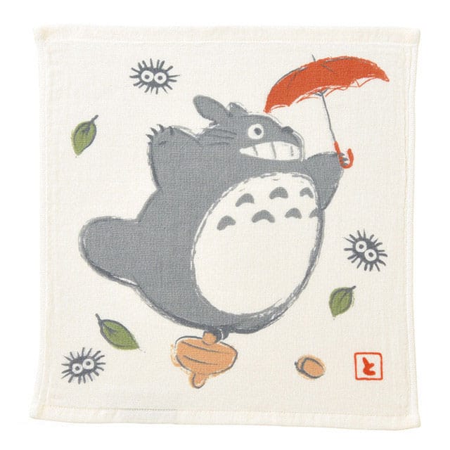 Ghibli - Mon Voisin Totoro - Imabari Mini Serviette Gros Totoro Parapluie 34X36cm