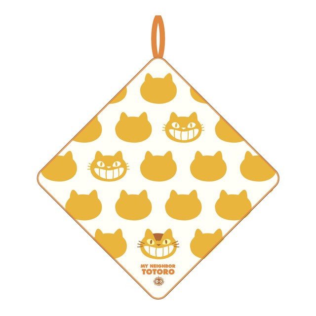 Mon voisin Totoro serviette de toilette mains Catbus Silhouette 33 x 33 cm