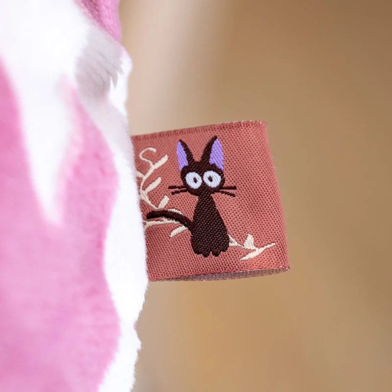Kiki la petite sorcière coussin polaire moirée Jiji silhouette 20 x 43 cm
