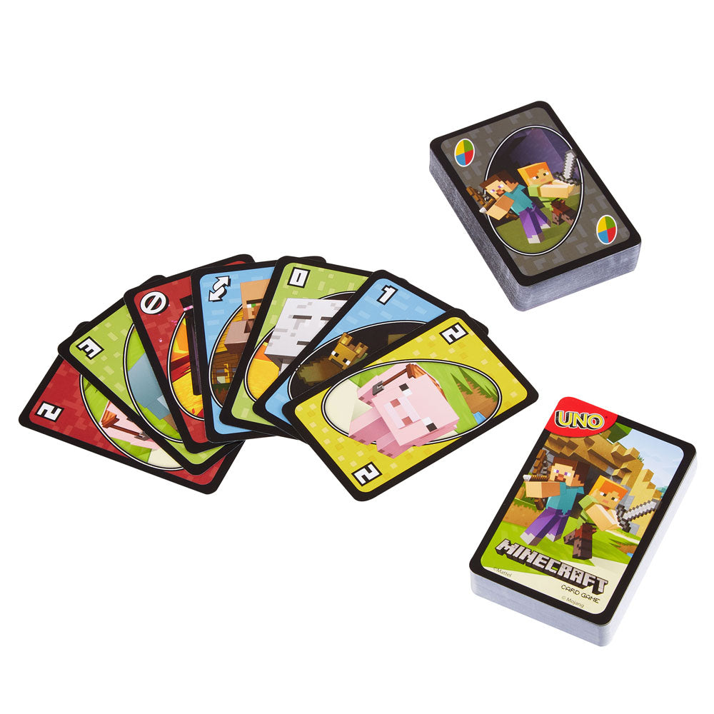 Minecraft jeu de cartes UNO