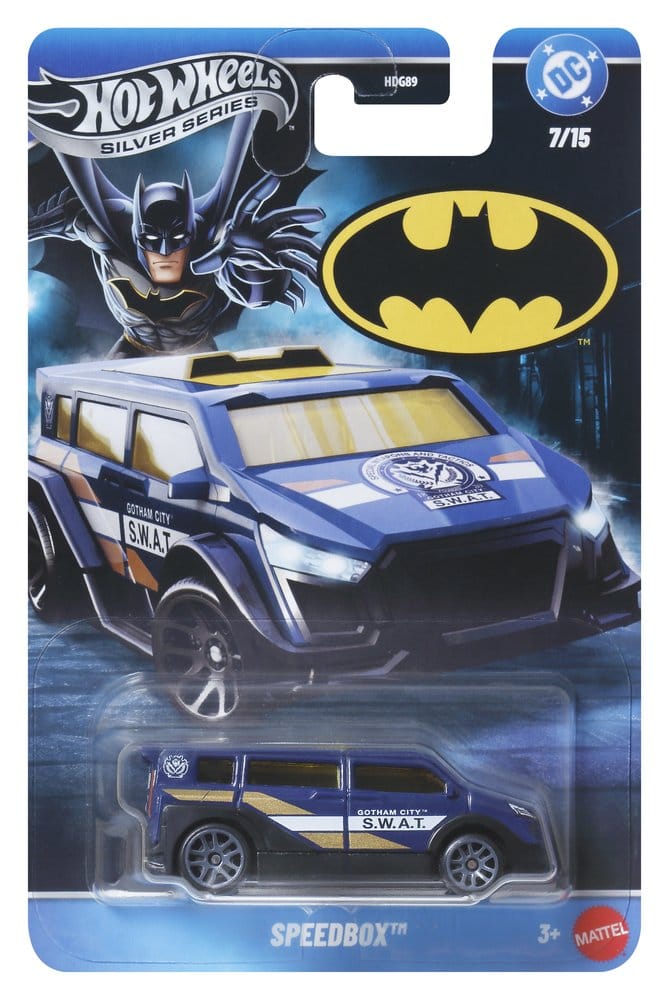 Batman Hot Wheels Silver Series assortiment véhicules Die-Cast 1/64 979T (24)