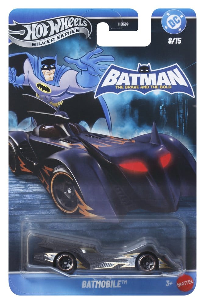 Batman Hot Wheels Silver Series assortiment véhicules Die-Cast 1/64 979T (24)