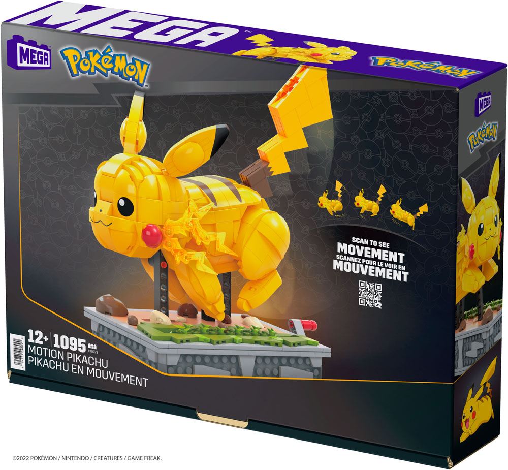 Pokémon jeu de construction Mega Construx Motion Pikachu
