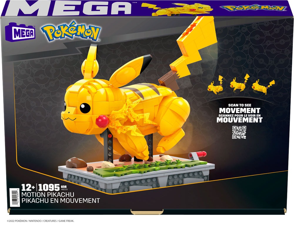 Pokémon jeu de construction Mega Construx Motion Pikachu