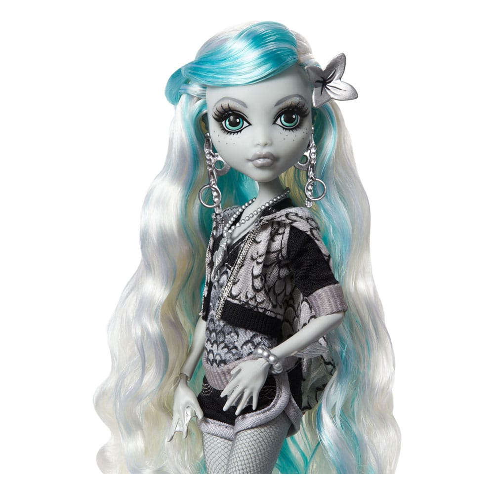 Monster High poupée Reel Drama Lagoona Blue en Noir et Blanc