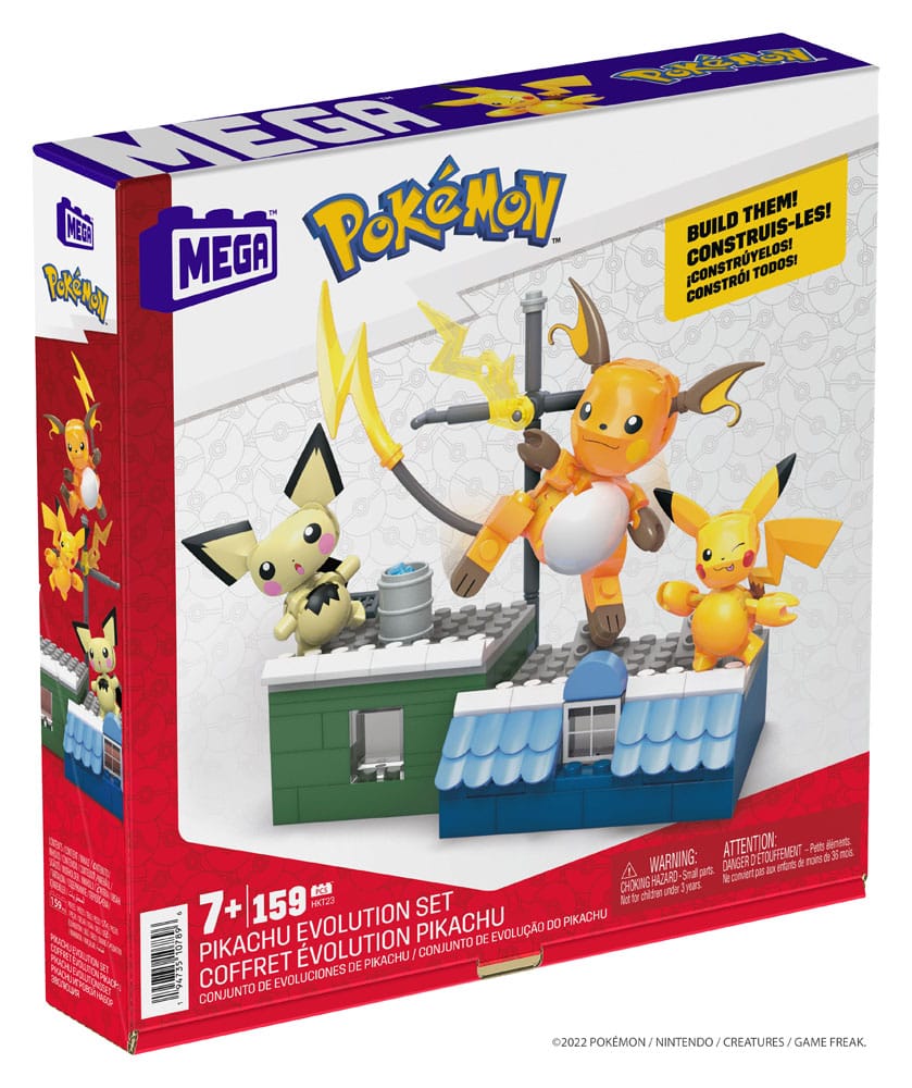 Pokémon jeu de construction MEGA Coffret Évolution Pikachu