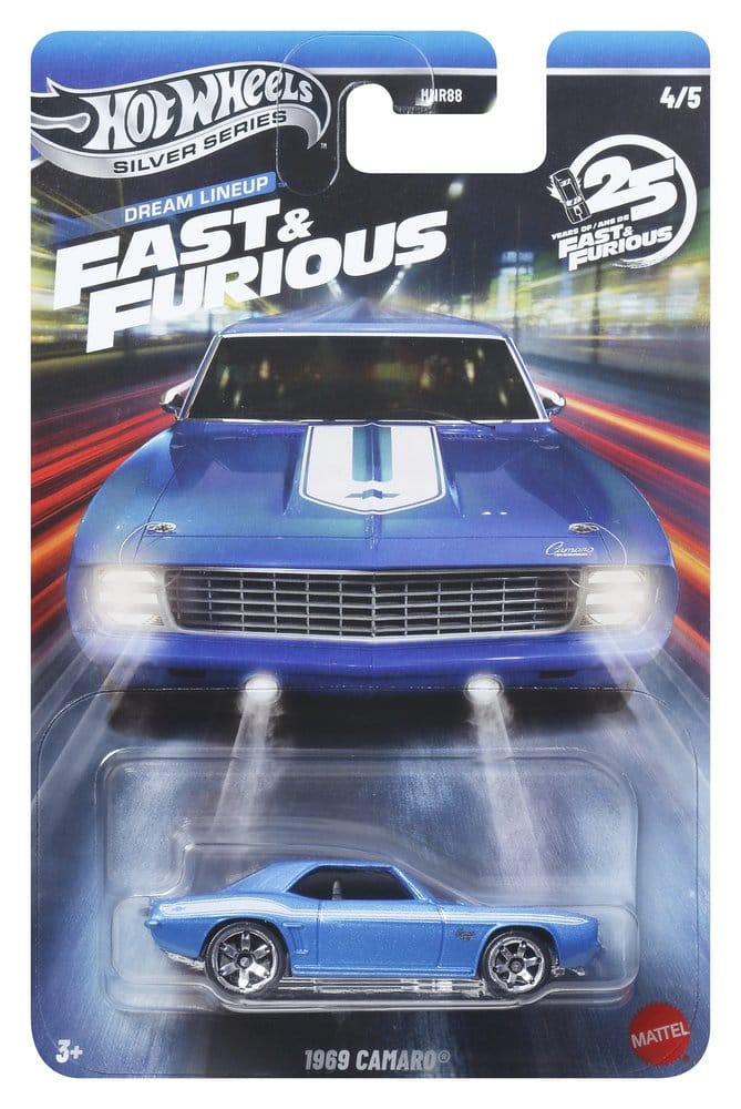 Fast & Furious Hot Wheels Silver Series assortiment véhicules Die-Cast 1/64 979N (24)