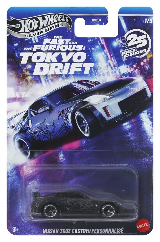Fast & Furious assortiment véhicules Hot Wheels Silver Series Die-Cast 1:64 979M Tokyo Drift (24)